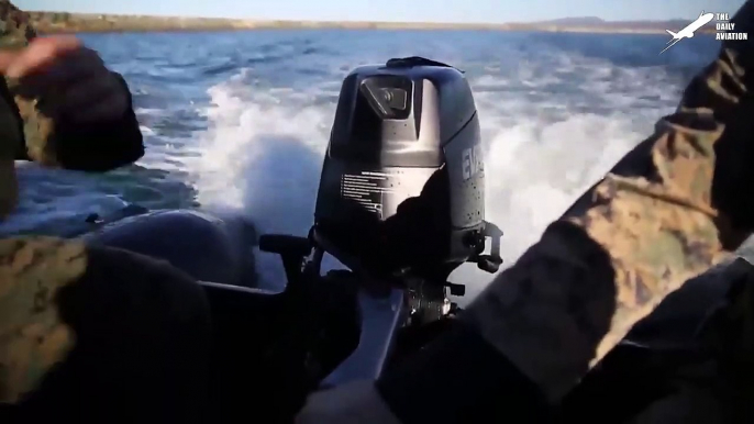 Massive US Navy Ships Battling Giant Waves in Middle of Storm