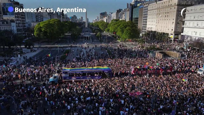 LGBTQ community celebrates 31st Pride Parade in Buenos Aires