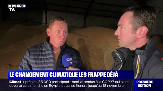 Un agriculteur témoigne des conséquences du réchauffement climatique sur son activité