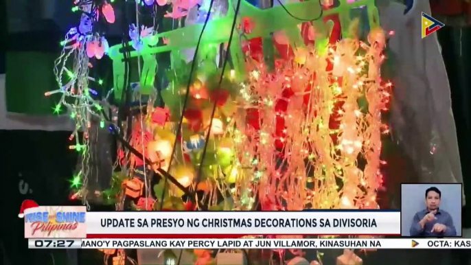 Update sa presyo ng Christmas decorations sa Divisoria