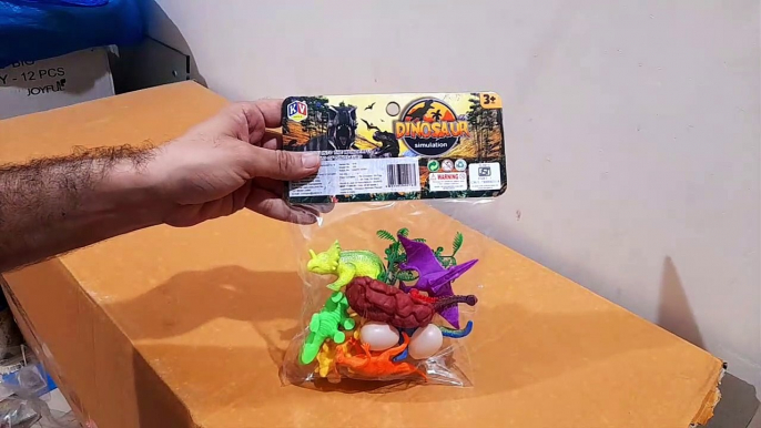 Unboxing and Review of Dinosaur Toys for Kids Dinosaur Toy Set of 7 Pcs - Dinosaurs Animals Figures Toys Set with Tree and Eggs for Kids Boys