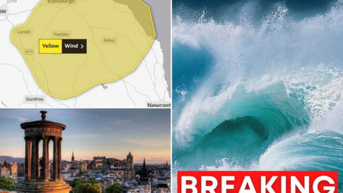 Edinburgh Headlines November 10: Met Office weather warning for 'very strong' gusty winds - hour by hour forecast