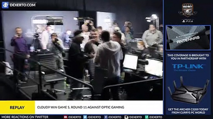 Insane Winning Reaction As Cloud9 Defeat OpTic At CoD XP