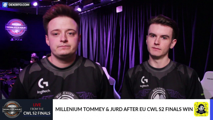 Millenium Jurd & Tommey Winning Interview At S2 Finals