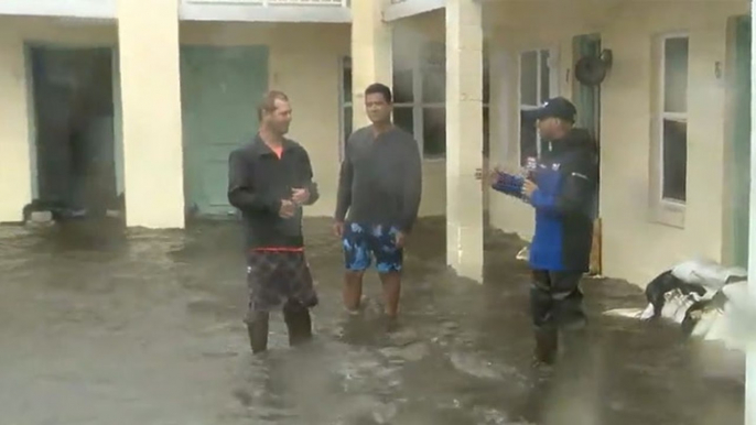 Floridian homes flooded as Tropical Storm Nicole wreaks havoc