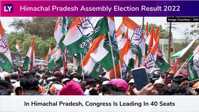 Himachal Pradesh Assembly Election Result 2022 Trends At 1:45 PM: Congress Races Ahead