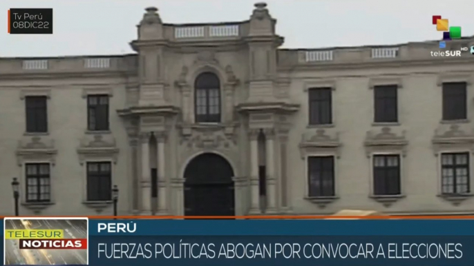 teleSUR Noticias 15:30 08-12: Fuerzas políticas peruanas abogan por nuevas elecciones