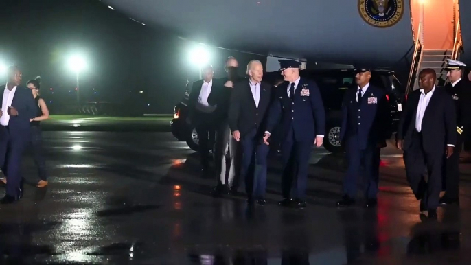 President Joe Biden visits Andersen Air Force Base  Guam  Nov. 16  2022.
