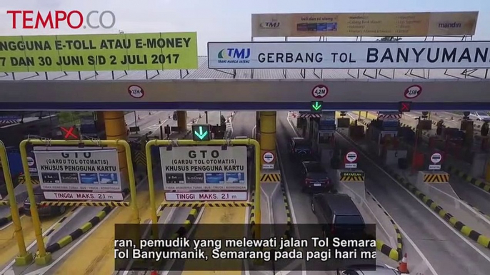 Didominasi Plat B, Tol Semarang Ungaran Banyumanik Masih Lengang