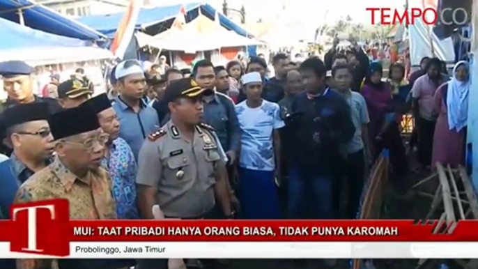 MUI: Taat Pribadi Hanya Orang Biasa, Tidak Punya Karomah