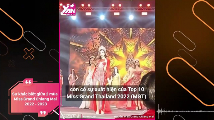 Sự khác biệt của Miss Grand Chiang Mai 2022 và 2023: Lúc chỉ có mỗi Thùy Tiên, khi có 20 Hoa - Á hậu