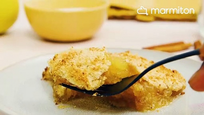 Redécouvrez le fameux crumble aux pommes de votre enfance, un délice !