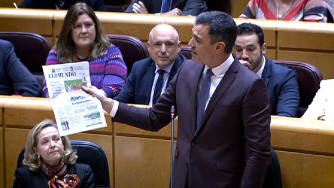 Sánchez acusa a Feijóo de plegarse ante las presiones de los medios de comunicación