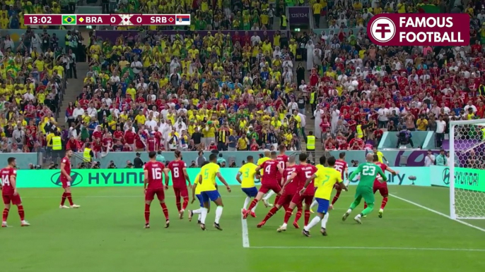 Match Highlights - Brazil 2 vs 0 Serbia - World Cup Qatar 2022 | Famous Football