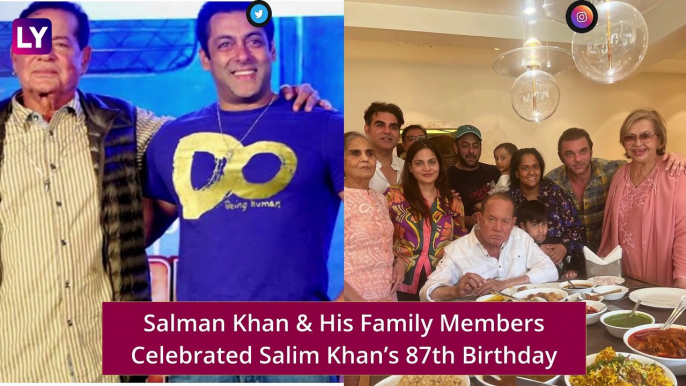 Salman Khan & Family Celebrate Salim Khan’s 87th Birthday; Arbaaz Khan Shares Glimpses