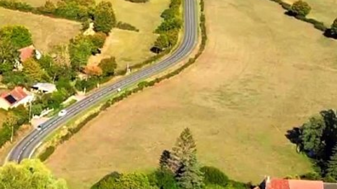 Panorama d'ARDAN vu du ciel (département de la Nièvre - région Bourgogne Franche-Comté)