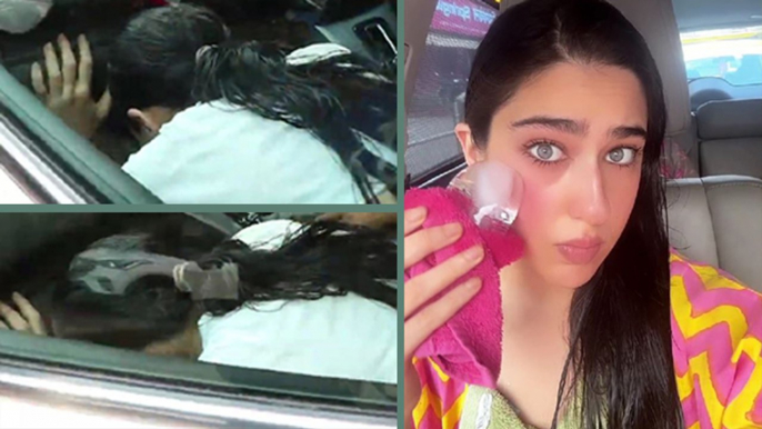 Sara Ali Khan Media से Face Hide करने के बाद Selfie Viral, Flaunt किया Face Glow |*Entertainment