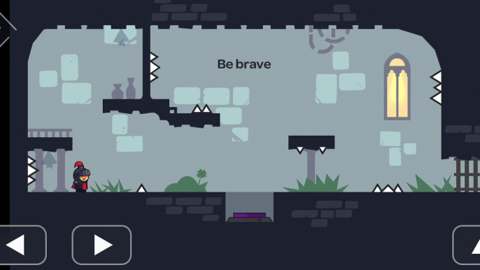 Be brave |  button push | Magic spike | Tricky Castle |  Level 66 | Floor 7 | Princes Castle | Game | Sparrowhawk Gaming |