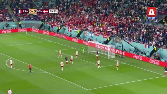 Highlights- France vs Denmark -football match  FIFA World Cup Qatar 2022™