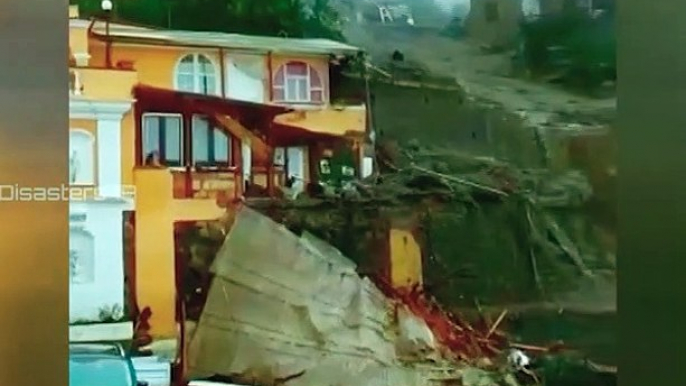 Torrential rains, devastating floods and landslides in ischia Italy, November 26, 2022