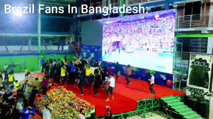 Brazil Fans Crazy Celebrations And Reactions After 1-0 Win Against Switzerland #brasil #casemiro