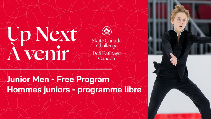 Junior Men Free - Rink A - 2022-2023 Junior/Senior Skate Canada Challenge / Défi Patinage Canada