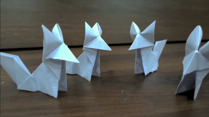 ORIGAMI | Hướng dẫn gấp giấy mô hình cáo [thegioiorigami.com]