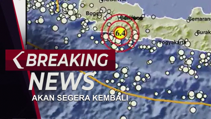 BREAKING NEWS - Gempa Bumi Magnitudo 6,4 Guncang Kabupaten Garut Jawa Barat