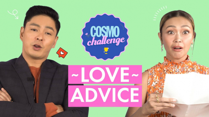 Love Advice, From Jodi Sta. Maria and Coco Martin | Cosmo Challenge