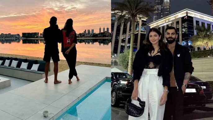 Anushka Sharma और Virat Kohli दुबई में मना रहे नया साल, बेटी Vamika के साथ शेयर की Photo |FilmiBeat