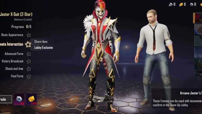 PUBG mobile new X suit | Pubg Mobile New Joker X suit  |