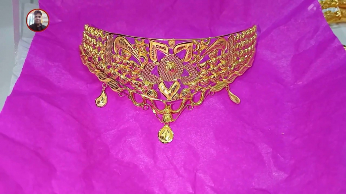 Mitti ke bartan mein necklace, necklace, gold necklace, gold necklace sat