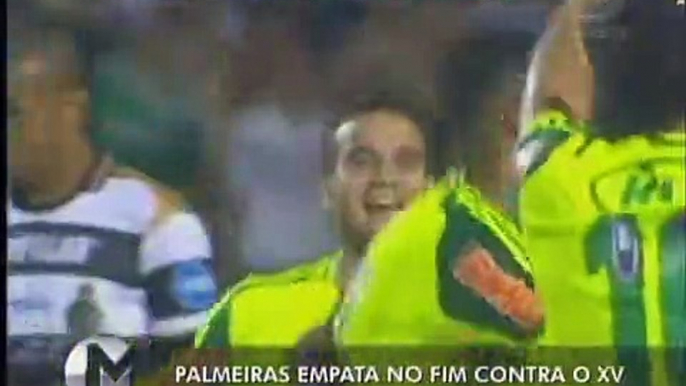 Assista aos gols de XV de Piracicaba e Palmeiras pelo Paulistão 2013