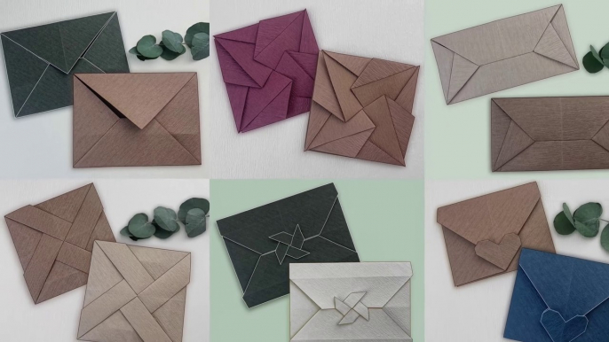 DIY Gift Wrapping - Six Easy Envelope Origami