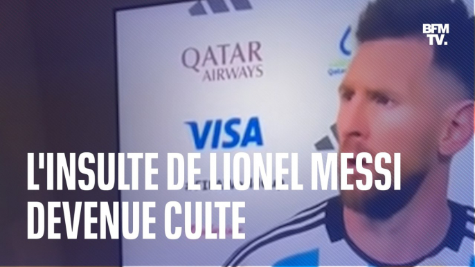 "Qué miras, bobo ?" : cette insulte de Lionel Messi à un joueur néerlandais est devenue culte en Argentine