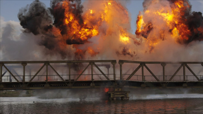 Schwere Explosion auf wichtiger Brücke bei Melitopol