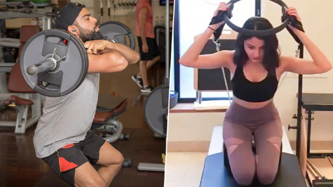 Virat Kohli Anushka Sharma से सीखें Fitness का तरीका, Virat Kohli Anushka Sharma Workout | *Health