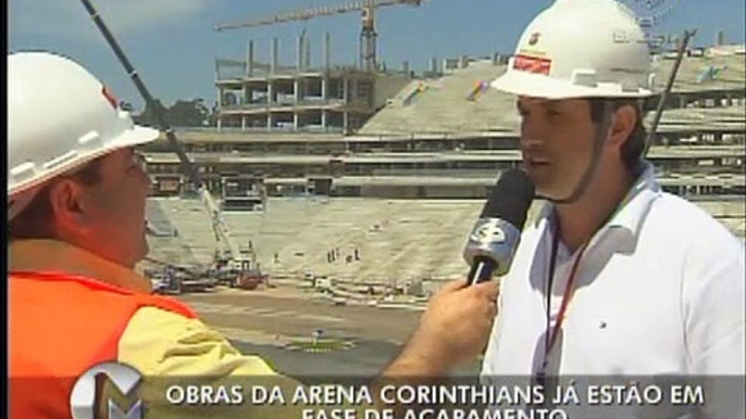 Obras da Arena Corinthians já estão em fase de acabamento