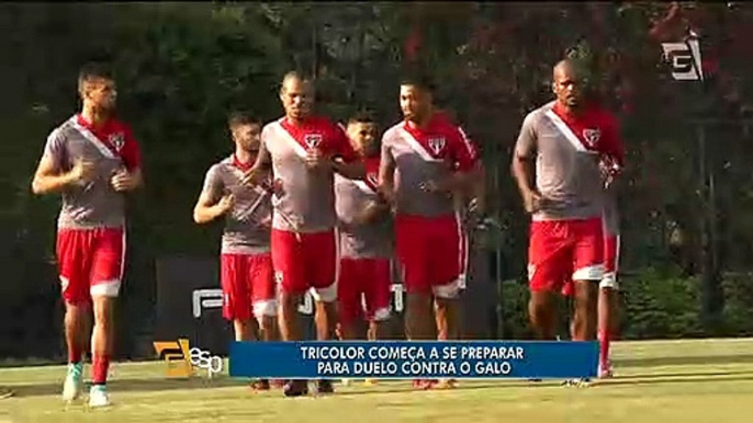 São Paulo inicia preparação para duelo contra o Galo