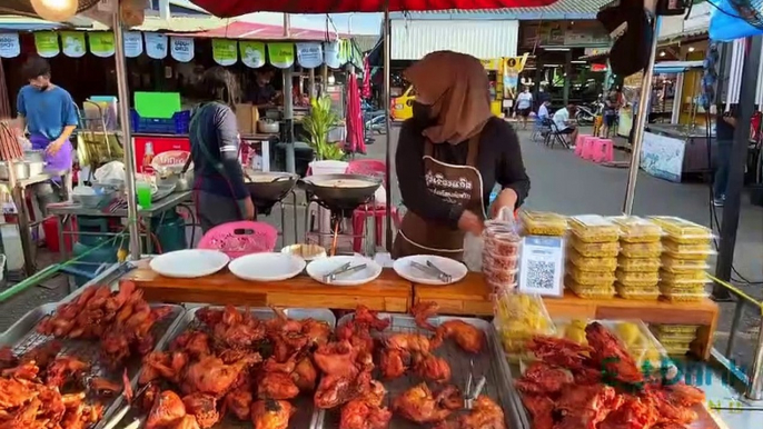 Only $0.5!! Ultimate Thai Hat Yai Fried Chicken _ Thailand Street Food