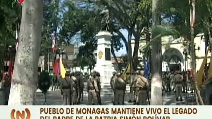 Monagas | Realizan misa para conmemorar los 192 años de la siembra de El Libertador Simón Bolívar