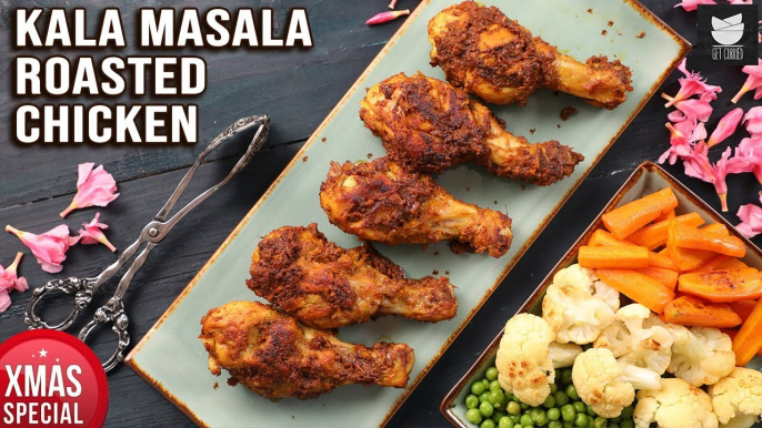 Kala Masala Roasted Chicken | Murgh Kala Masala | Indian Chicken Roast By Smita Deo | Get Curried