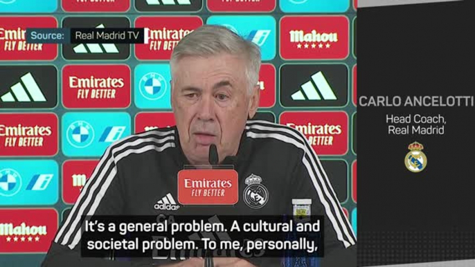 Ancelotti calls for ‘zero tolerance’ on racism after Vinicius Jr abuse