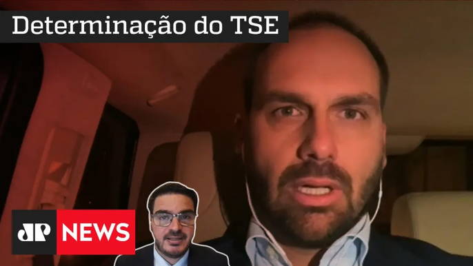 TSE determina que Eduardo Bolsonaro retire de redes sociais fala sobre Lula