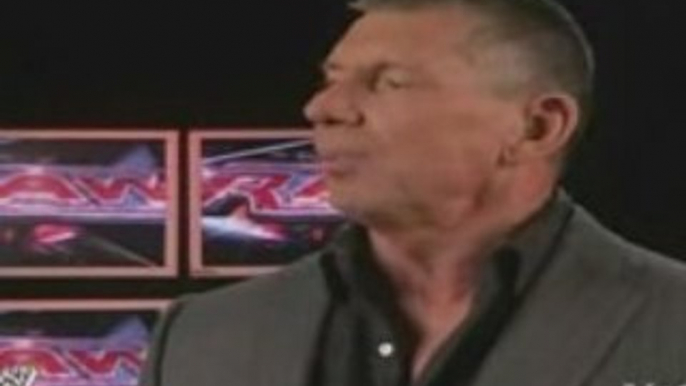 RAW 17/03/08: Vince McMahon Challenge Ric Flair