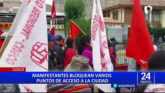 Cusco: turistas nacionales y extranjeros abandonan la ciudad imperial ante protestas