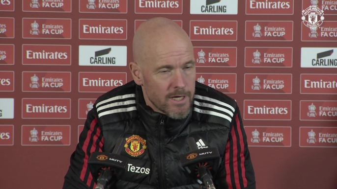 Manchester United boss Ten Hag pre Everton in FA Cup (full presser)