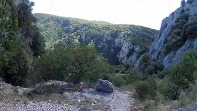 Descente VTT GR Gourdon , Alpes Maritime