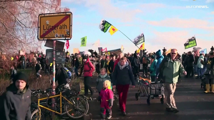 Climate activists pledge to defend German village from being bulldozed for coal mine