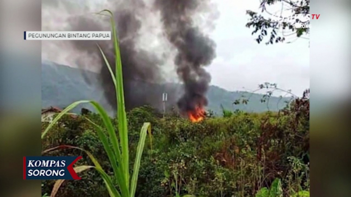 Kkb Tembak Pesawat Dan Bakar Sekolah  Di Pegunungan Bintang